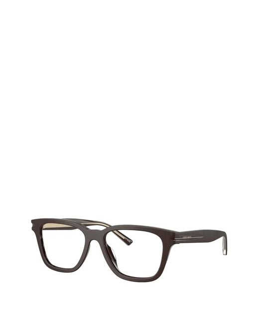 Giorgio Armani Black Square-Frame Glasses