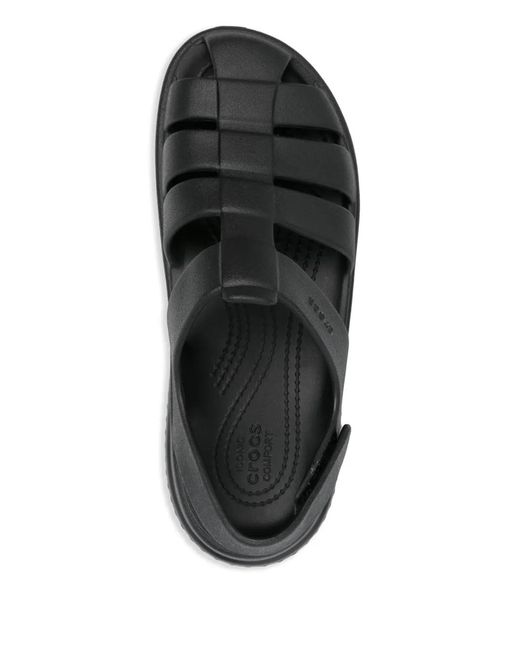CROCSTM Black 50Mm Stomp Fisherman Sandals