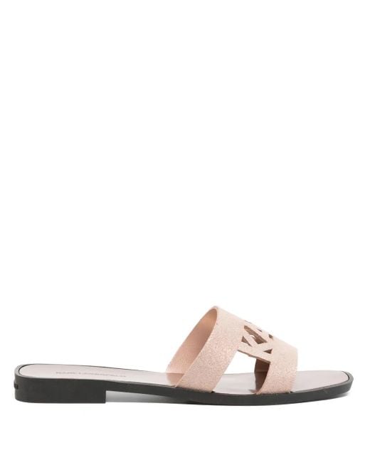Karl Lagerfeld Pink Skoot Ii Sandals