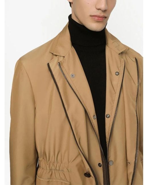 Dolce & Gabbana Natural Deconstructed Layered Blazer for men