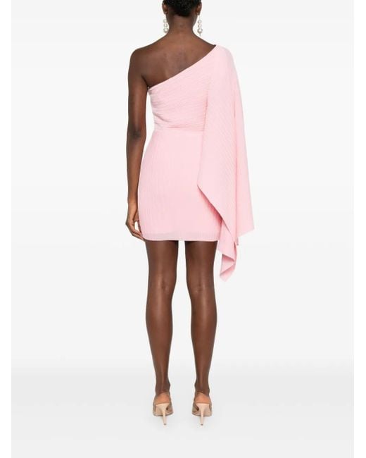 Solace London Pink Layne Mini Dress