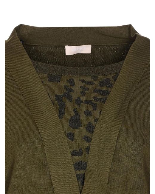 Pull À Col V Liu Jo en coloris Green