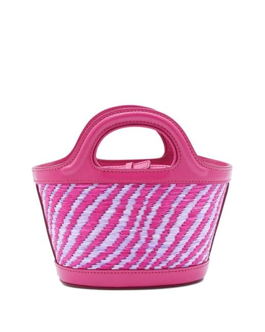 Marni Pink Cassis Tote Bag