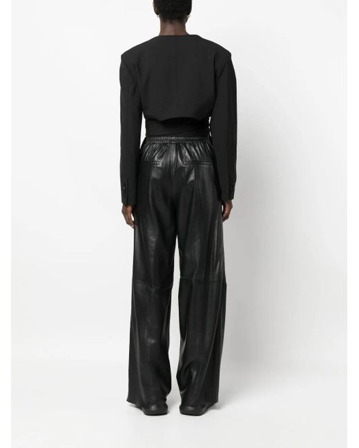 Ambush Black Tailored Tie-waist Blazer