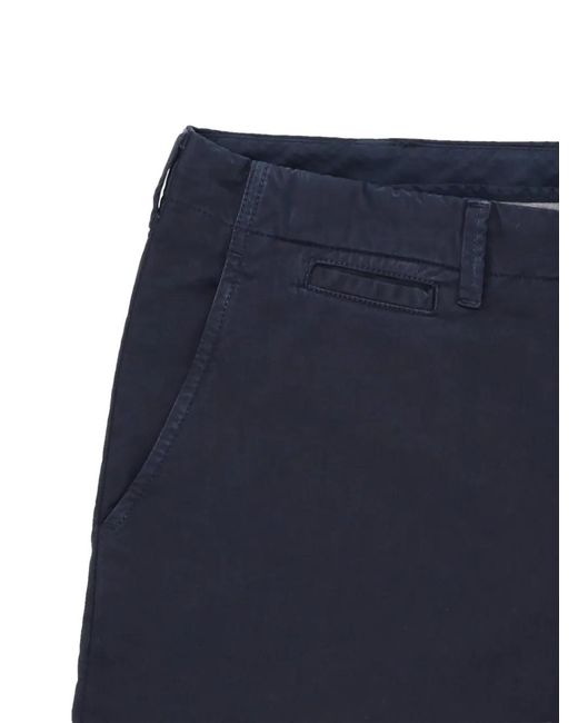 Fortela Blue Wallace Pocket Chino Trousers for men