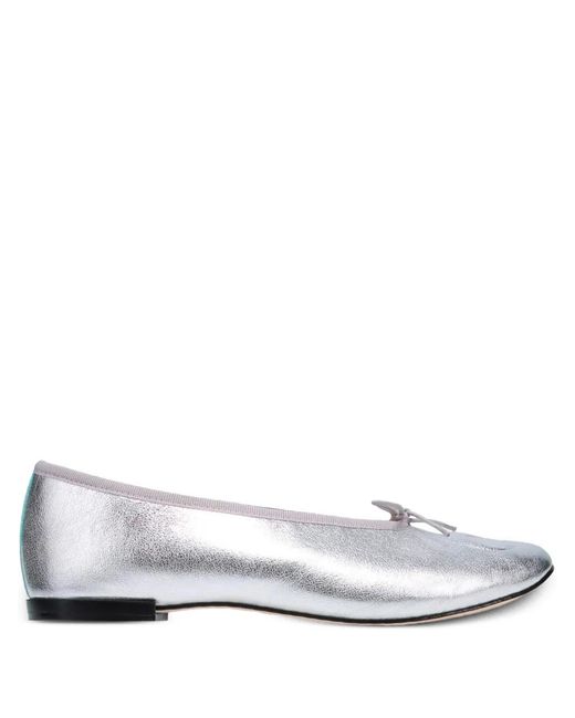 Repetto White X Marine Serre Lilouh Metallic Ballet Flats