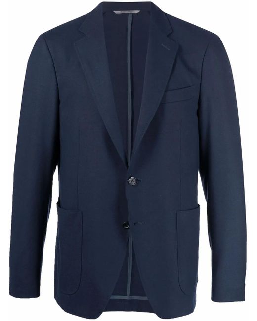Canali Blue Classic Tailored Blazer for men