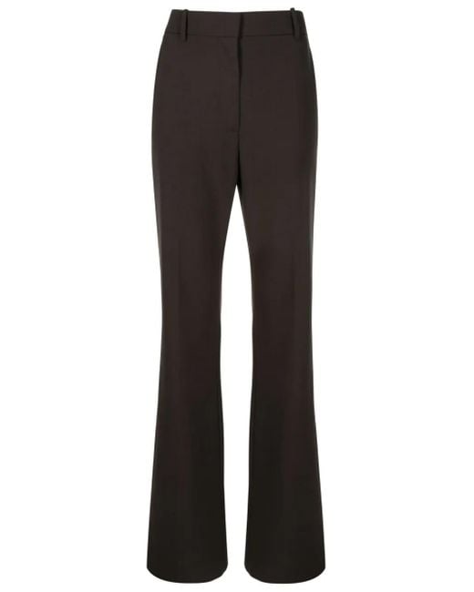 Valentino Garavani Black High-Waisted Flared Trousers