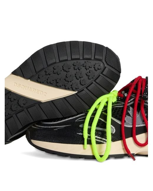 DSquared² Green Sprinter Sneakers for men