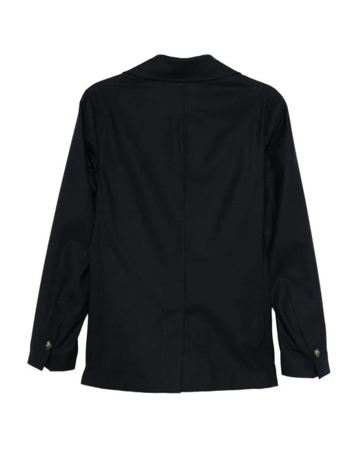 Dell'Oglio Black Buttoned Single-Breasted Suit for men