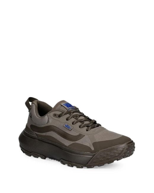 Vans Gray Mte Logo-Patch Sneakers for men