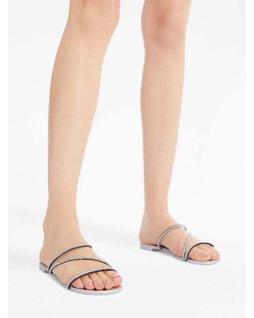 Giuseppe Zanotti Darsey エナメルレザーサンダル