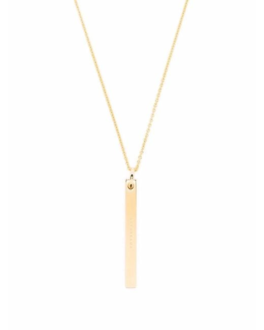 Tom Wood Metallic Cube-Chain 9Kt-Plated Sterling- Necklace