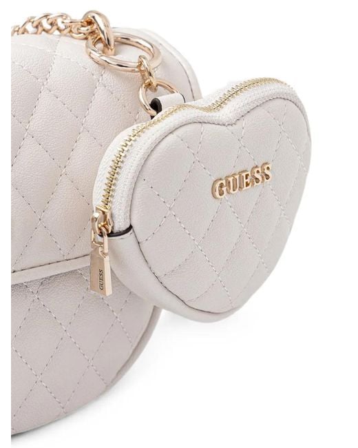 Guess Natural Atabey Logo-Detail Crossbody Bag