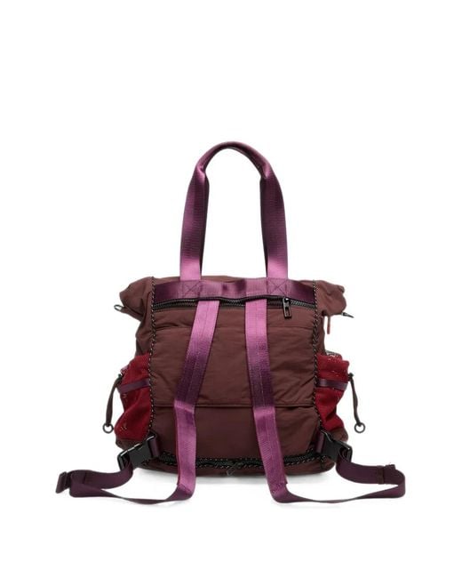 Desigual Purple Multi-Pocket Backpack