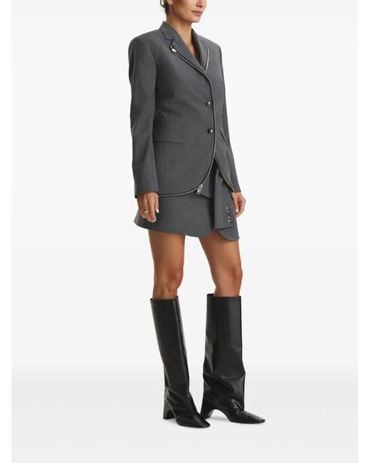 CuAnna Gray Wanda Zip-Up Jacket