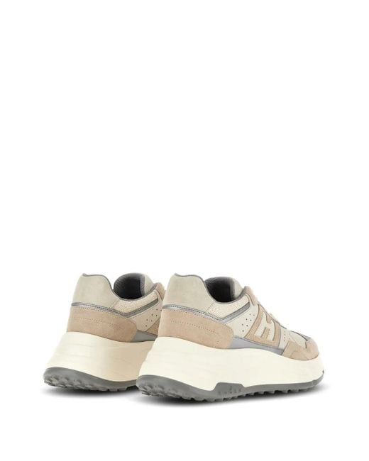 Hogan White H669 Leather Sneakers