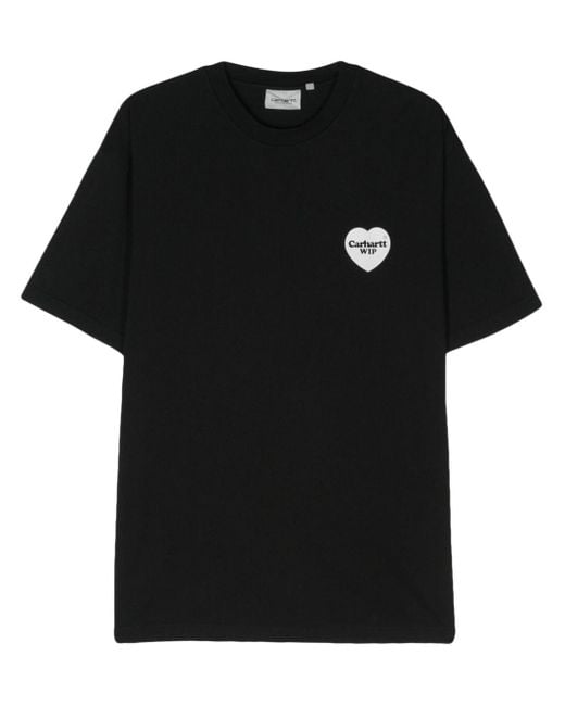 Carhartt T-shirt Met Hart Bandana in het Black voor heren