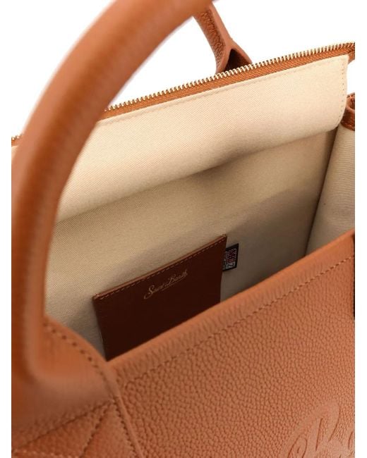 Mc2 Saint Barth Brown Vanity Large Shoulder Bag