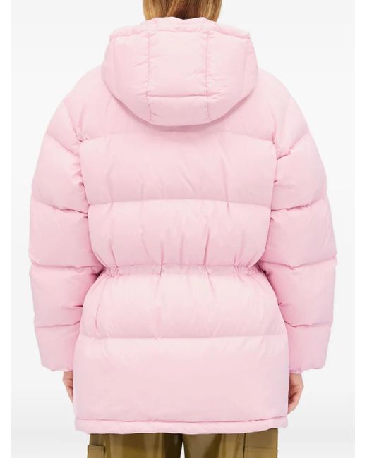 MSGM Jas Met Capuchon in het Pink