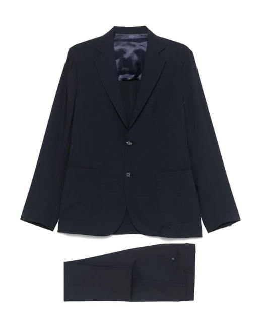 メンズ Barba Napoli Easy スーツ Blue