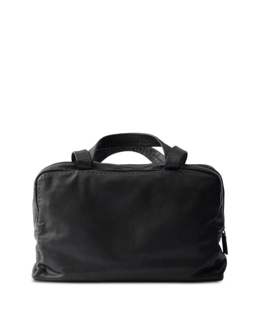 Prada Black Nappa Leather Work Bag for men