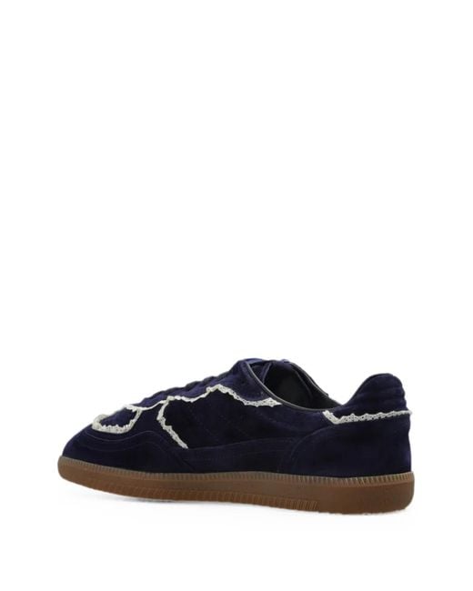 Alohas Blue Tb.490 Crochet-Trim Sneakers