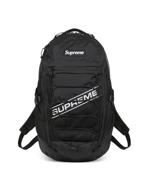 Supreme Black Sac À Dos Fw23 3D for men