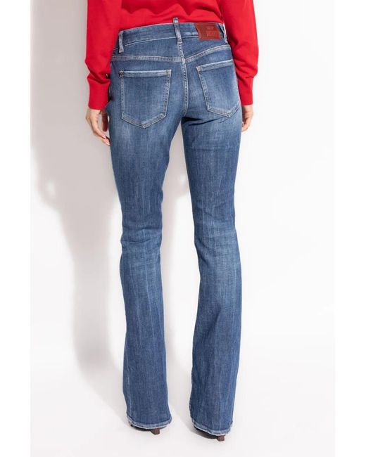 DSquared² Blue Pants 5 Pockets Clothing