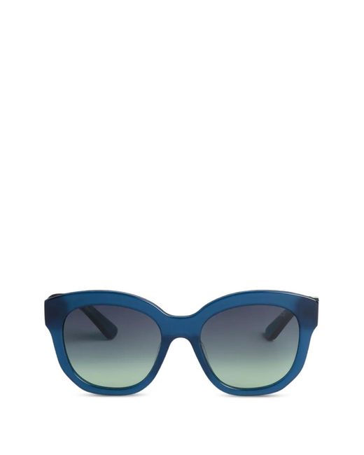 Emilio Pucci Blue Faded Oversized Sunglasses