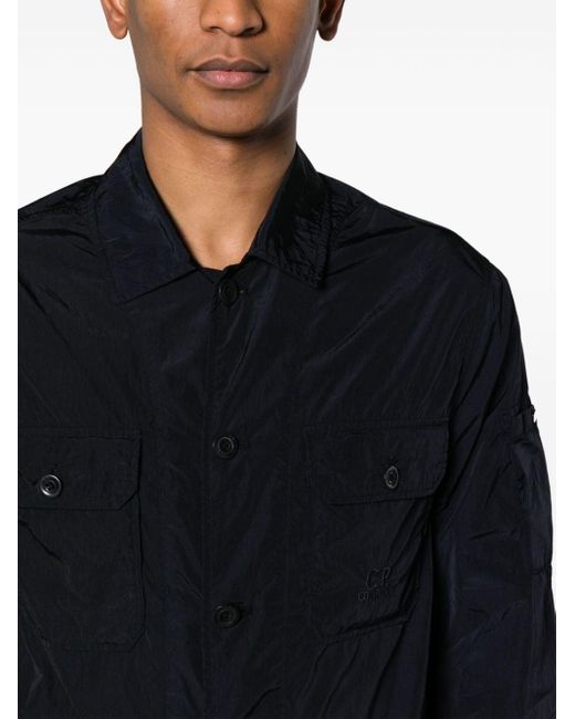 Giacca-camicia Chrome-R Pocket di C P Company in Blue da Uomo