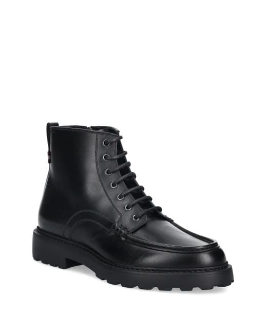 Bally Black Leather Boots for men