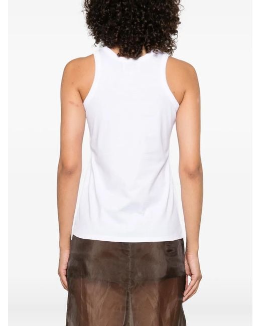 Loulou de Saison White Poso Lds Tank Top