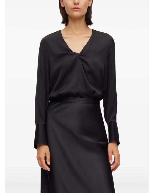 HUGO Black Blouses