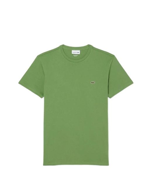 Lacoste Green T-Shirt À Col Rond for men