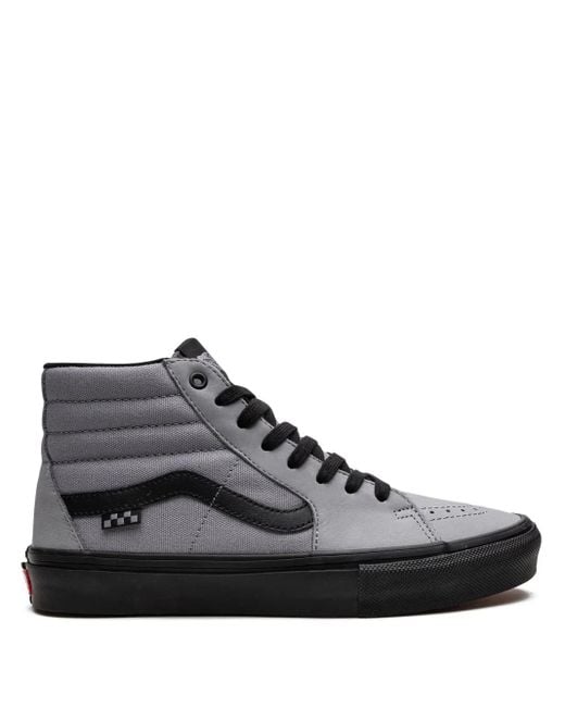 Vans Black Sk8 Hi "Nubuck" Sneakers for men