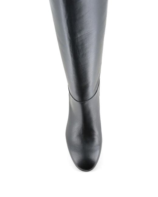 Roberto Del Carlo 80mm Round-toe Heeled Boots Black