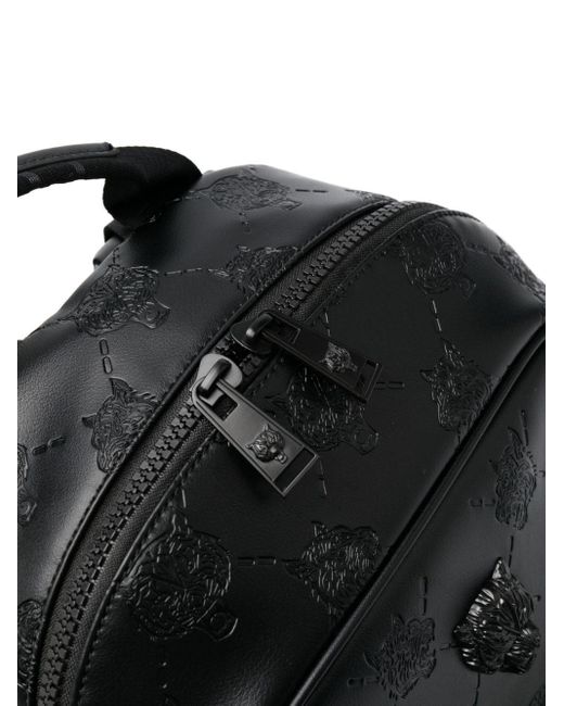 Philipp Plein Tiger Head-motif Debossed Backpack in Black for Men | Lyst