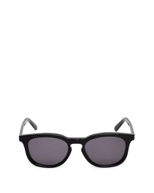 MM6 by Maison Margiela Black Geometric-Frame Sunglasses