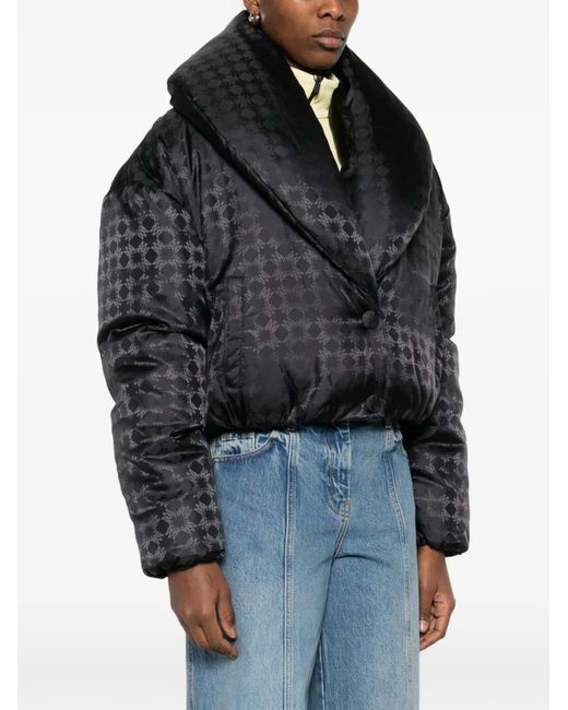 Amiri Black Ma Quad Shawl Down Jacket