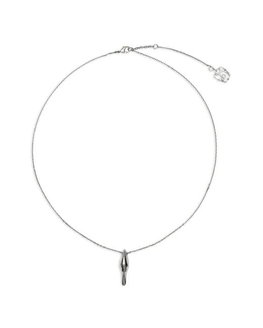 Burberry White Duck Necklace