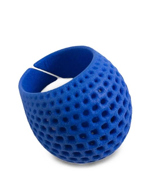 Maison 203 Blue Reef Perforated Ring
