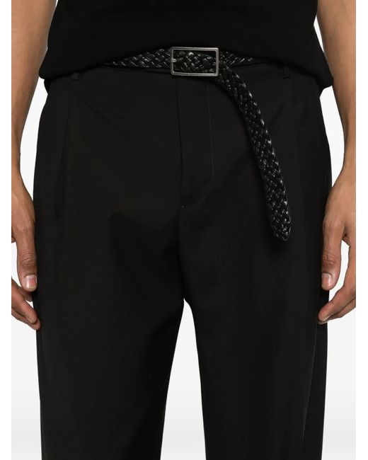 Briglia 1949 Black Pleat Trousers for men