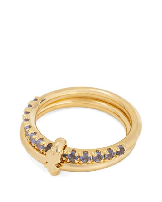 Tous Metallic Ring Mit Logo