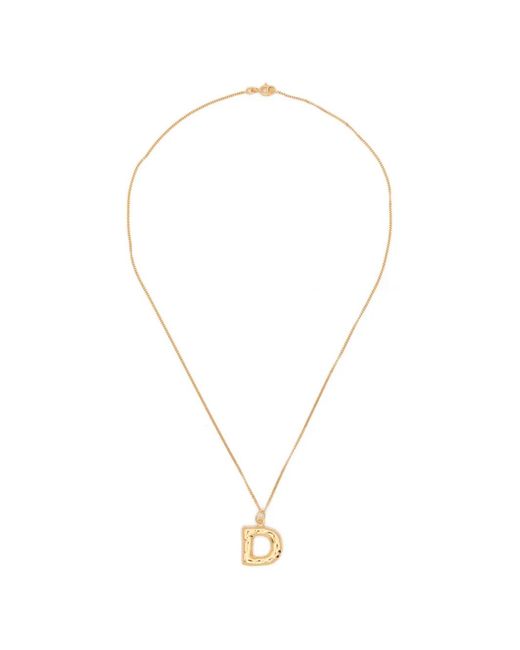 Completedworks White D-Pendant Necklace