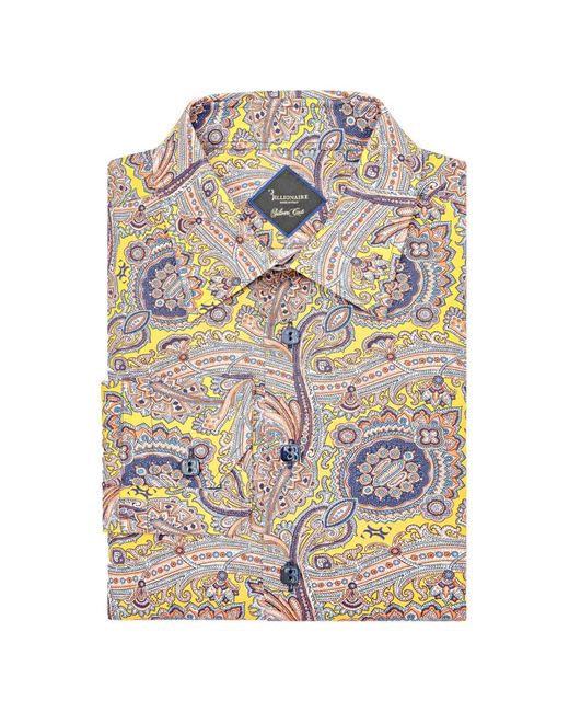 Billionaire White Chemise À Motif Cachemire for men