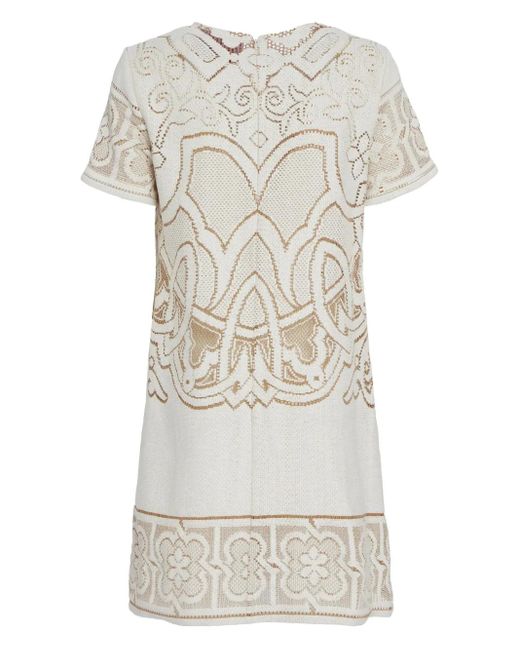 LaDoubleJ T-Shirtjurk Van Katoenblend in het Gray