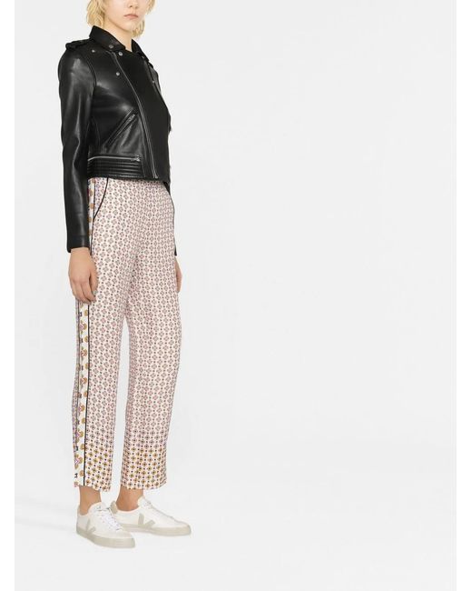 Maje Black Leather Biker Jacket