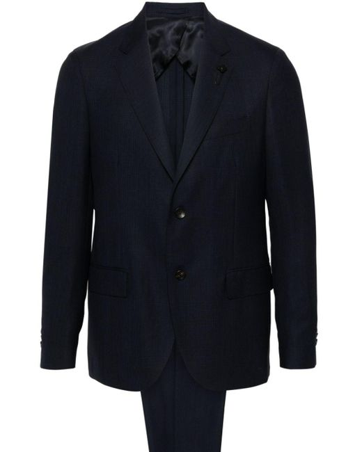 Traje con botones Lardini de hombre de color Blue