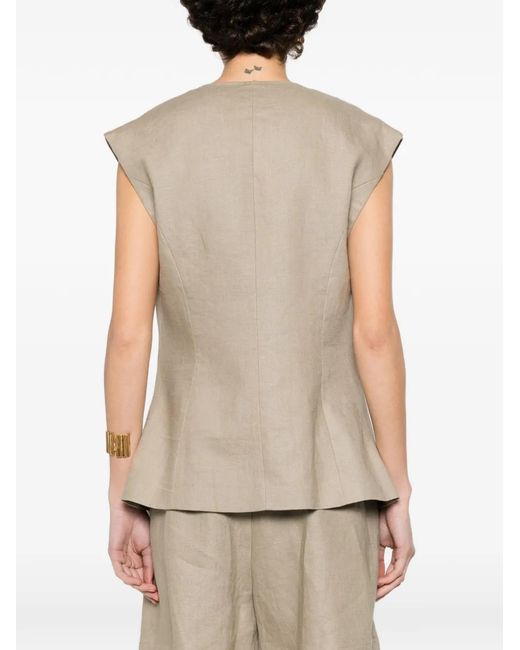 ELEH Natural Button Waistcoat